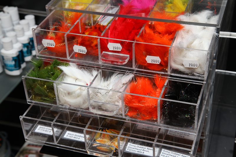 Flies are sold here too, streamers are often a good choice on the river in the Autumn.