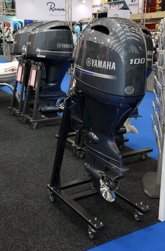 A new 100 HP outboard engine by Yamaha.