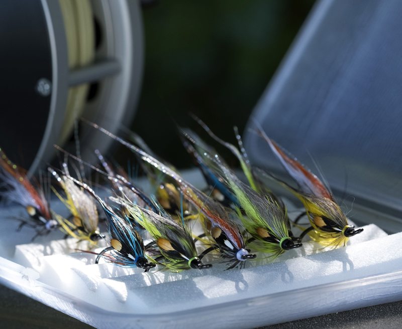 The strong double hook makes it possible to play a salmon or a sea trout faster. 