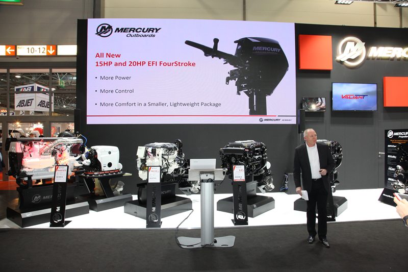 Interesting especially for sport-fishing is the introduction of new 15 and 20 Hp outboard engines by Mercury Marine.
