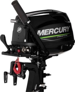The new Mercury 5hp Propane /LPG FourStroke delivers no-hassle portability, reliability and convenience running on alternative clean-burning fuel – whether it’s powering aluminum boats, inflatables or sailboats.