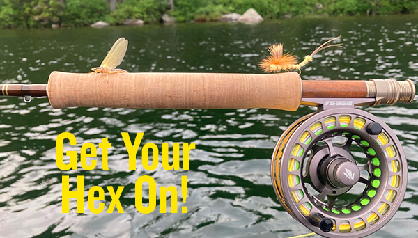 RIO Products: Giant May Flies & Huge Sea Run Brown Trout.