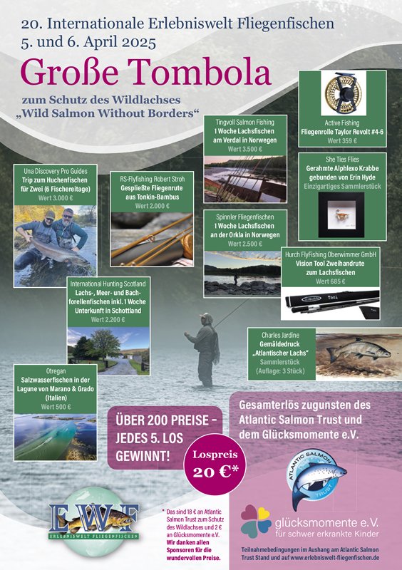 Each sponsor will be publicised, both on the stand and in a tombola brochure.