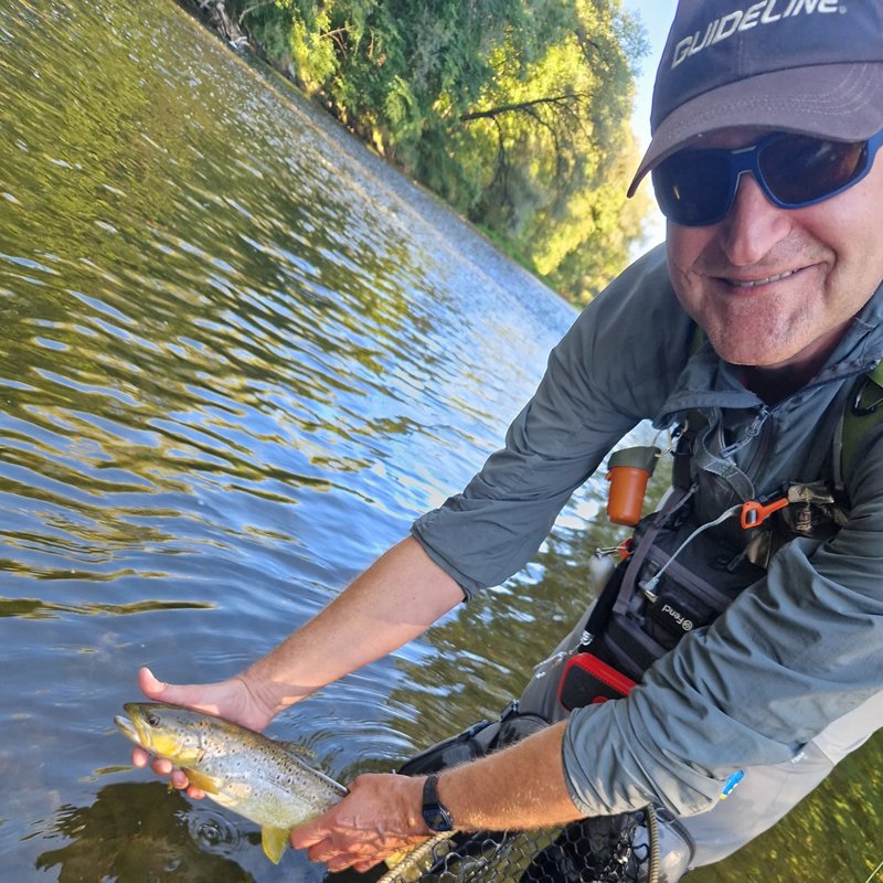 First time as a fly tier at the EWF – Stefan Fendt from Germany.