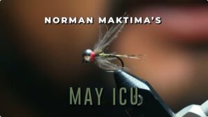 The May ICU has a thin body profile to closely imitate the thin profile of most mayflies and provide a rapid sink rate.