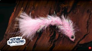Brian Schumaker from Susquehanna River Guides demonstrates his absolute favourite pattern, the Triple Shimmering Minnow – and in a colour that has proven its effectiveness time and time again.