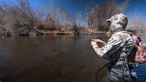 In this video, Signature Tyer Devin Olsen, we filmed over Devin's shoulder as he fishes different water types throughout a pool.