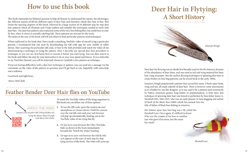 History of deer hair fly tying.