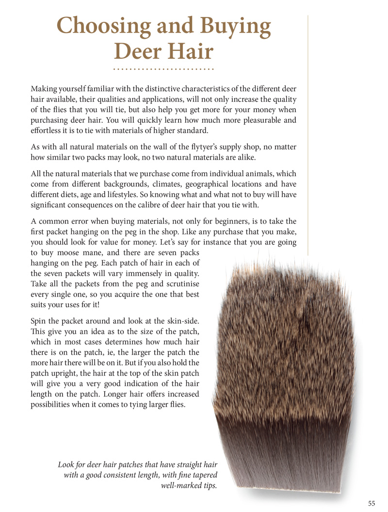 Choosing and Buying Deer Hair.